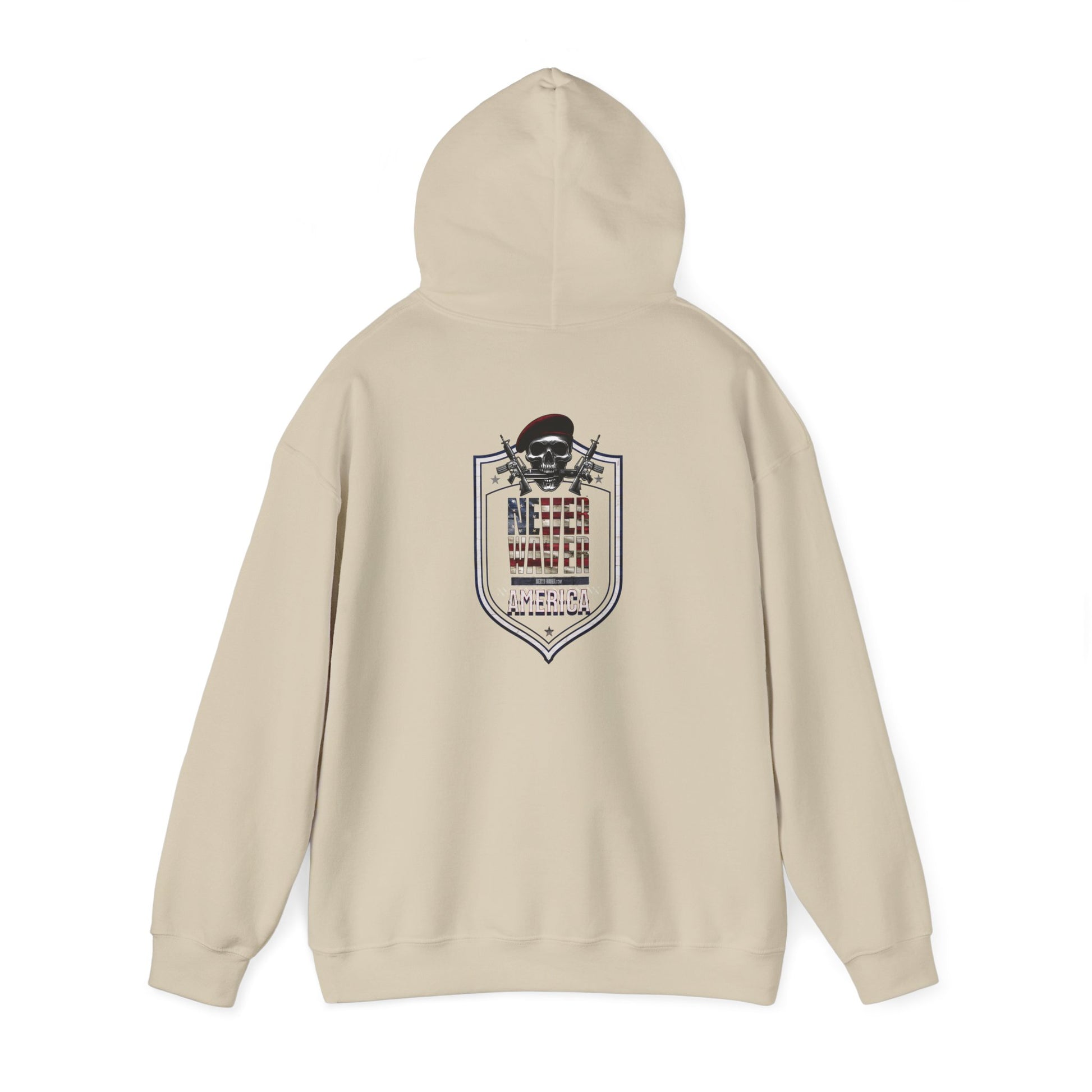 Never Waver Unisex Hooded Sweatshirt - Cozy Casual Wear for Everyday Comfort - Never Waver