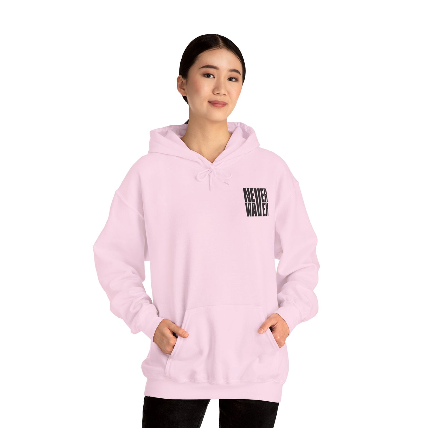 Unisex Heavy Blend™ Hoodie - 'Never Waver Ain't No Hood Like Motherhood' - Never Waver