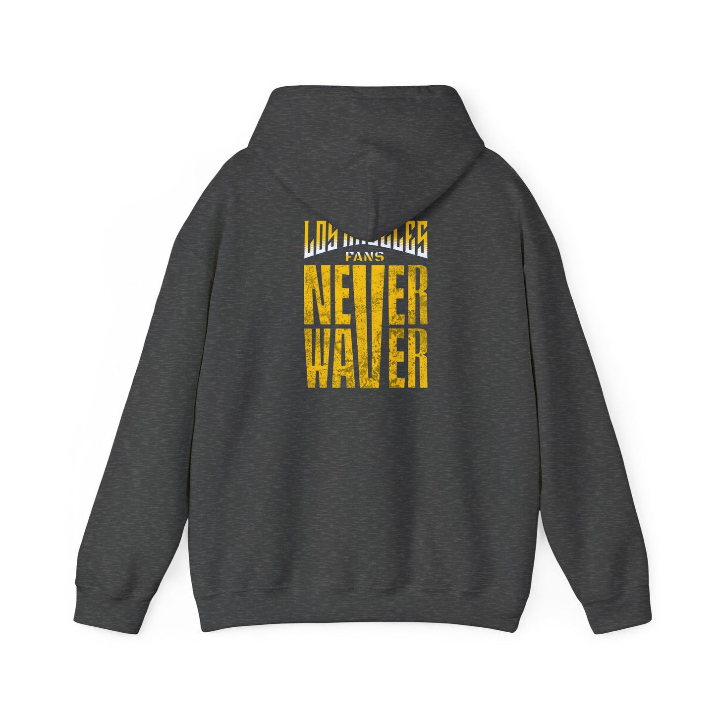 Unisex Heavy Blend™ Hooded Sweatshirt - "Los Angeles Fans Never Waver" Inspirational Hoodie - Never Waver