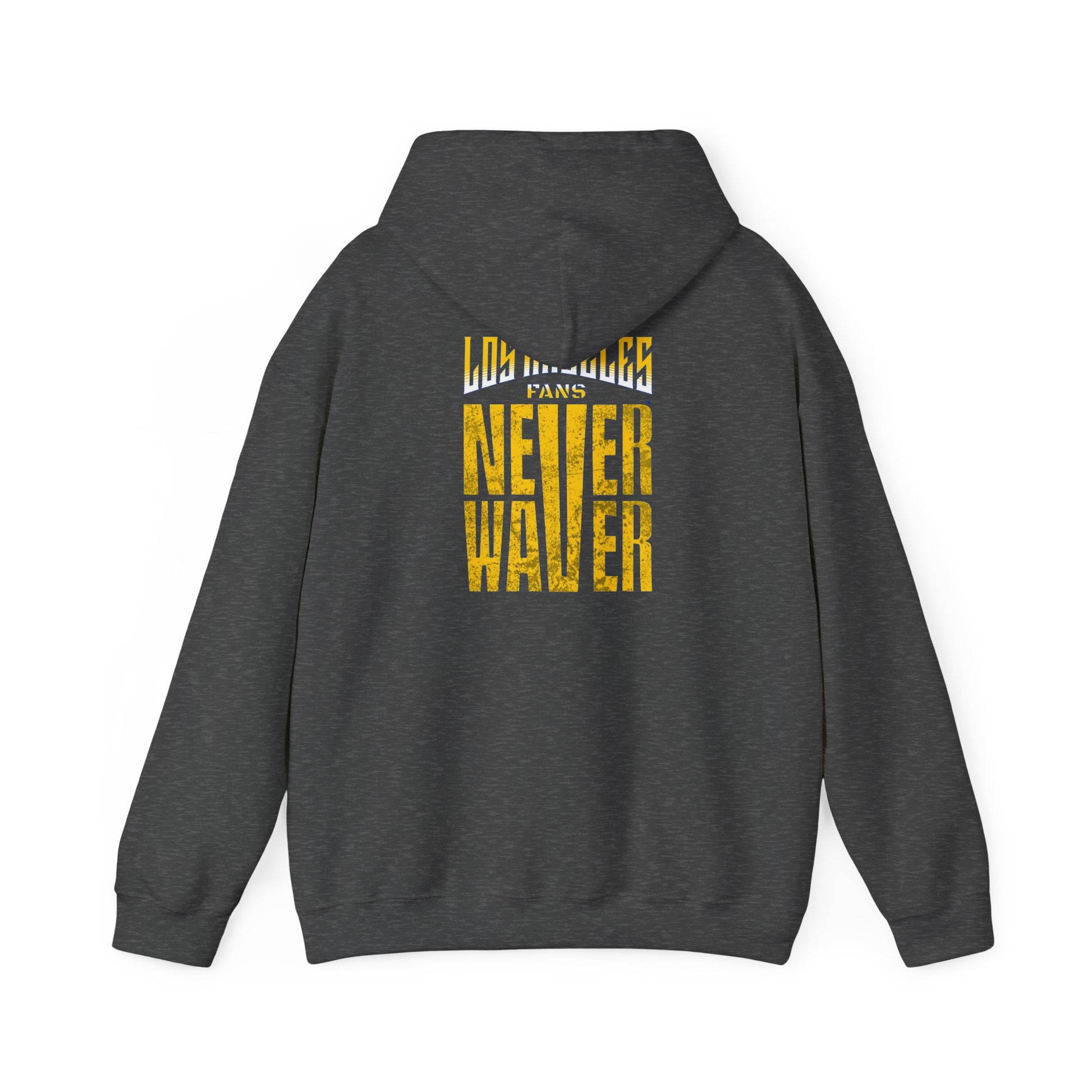 Unisex Heavy Blend™ Hooded Sweatshirt - "Los Angeles Fans Never Waver" Inspirational Hoodie - Never Waver