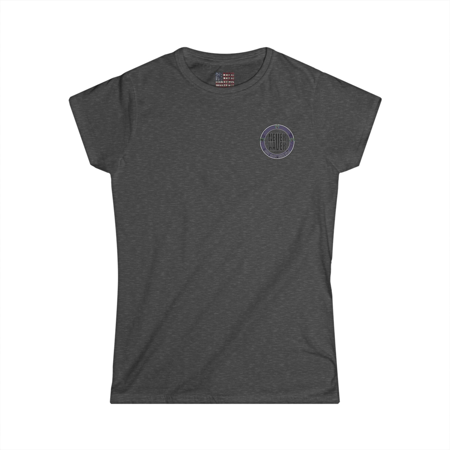 Never Waver Save Water Drink Wine Women's Soft Style Tee - - Never Waver