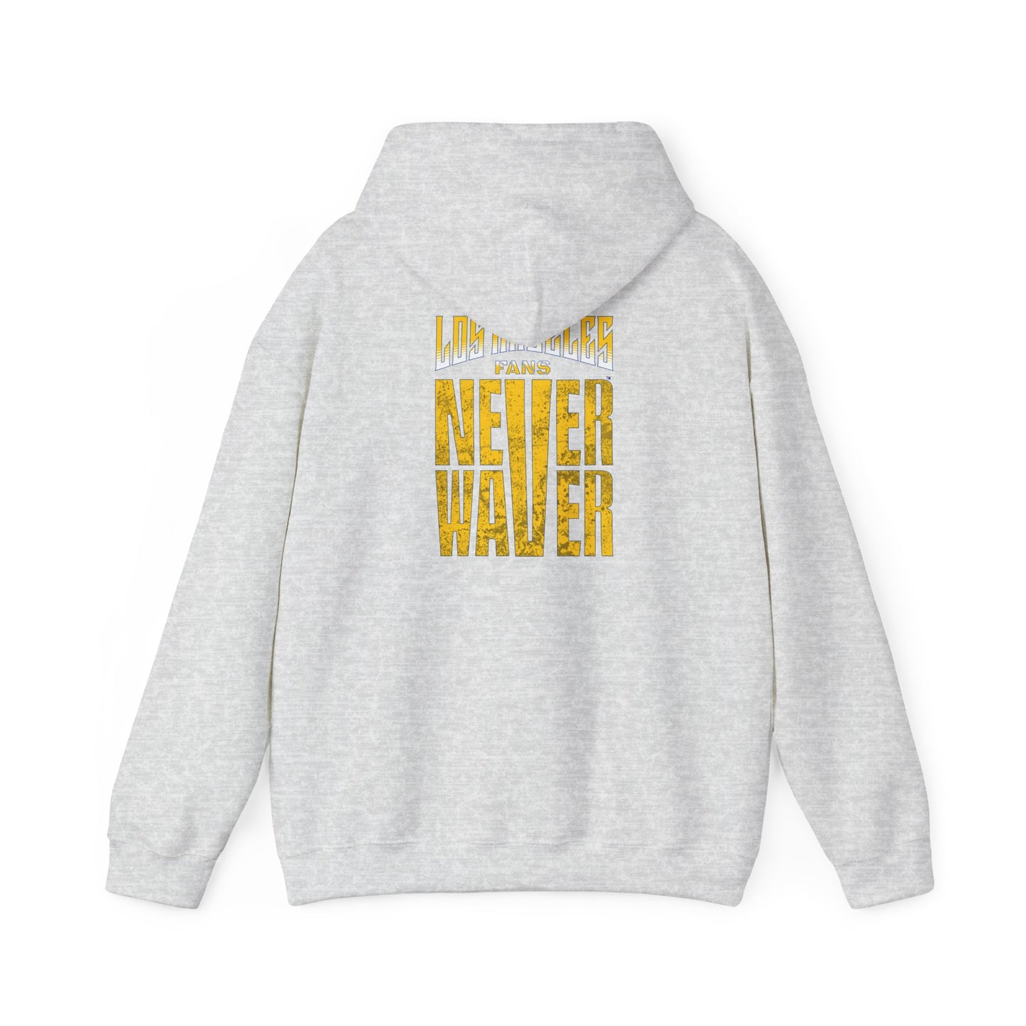 Unisex Heavy Blend™ Hooded Sweatshirt - "Los Angeles Fans Never Waver" Inspirational Hoodie - Never Waver