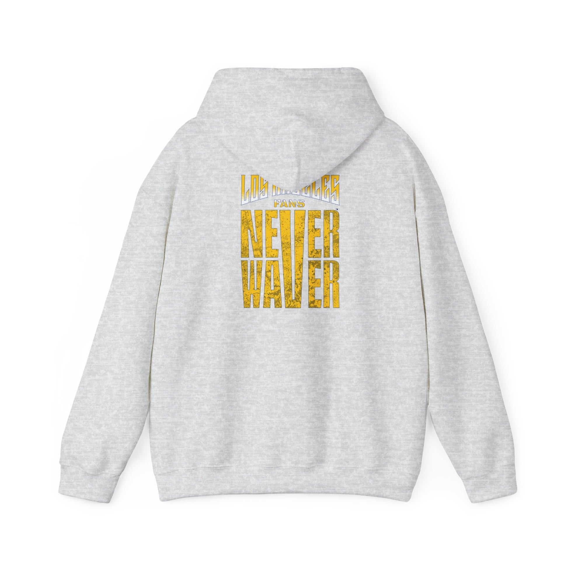 Unisex Heavy Blend™ Hooded Sweatshirt - "Los Angeles Fans Never Waver" Inspirational Hoodie - Never Waver
