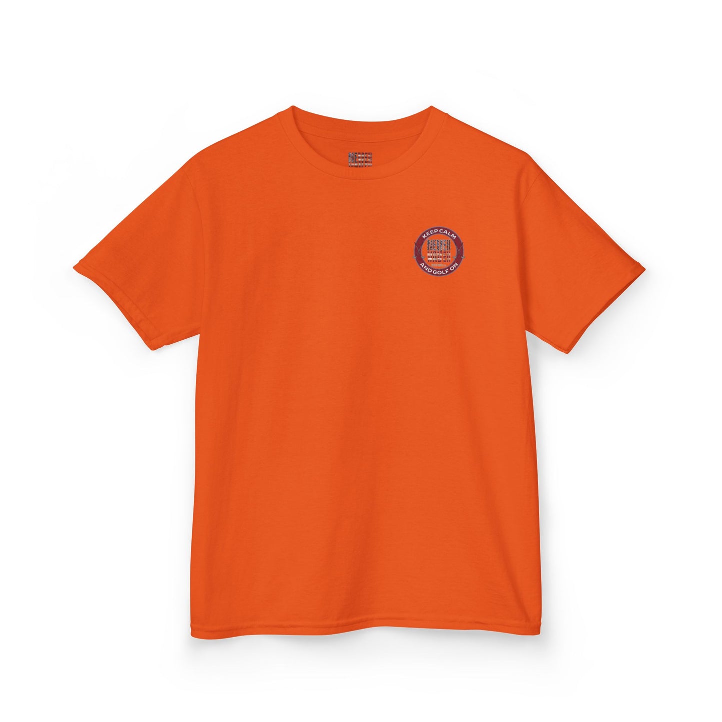 Kids Golf Tee - Keep Calm Never Waver and Golf On - Never Waver
