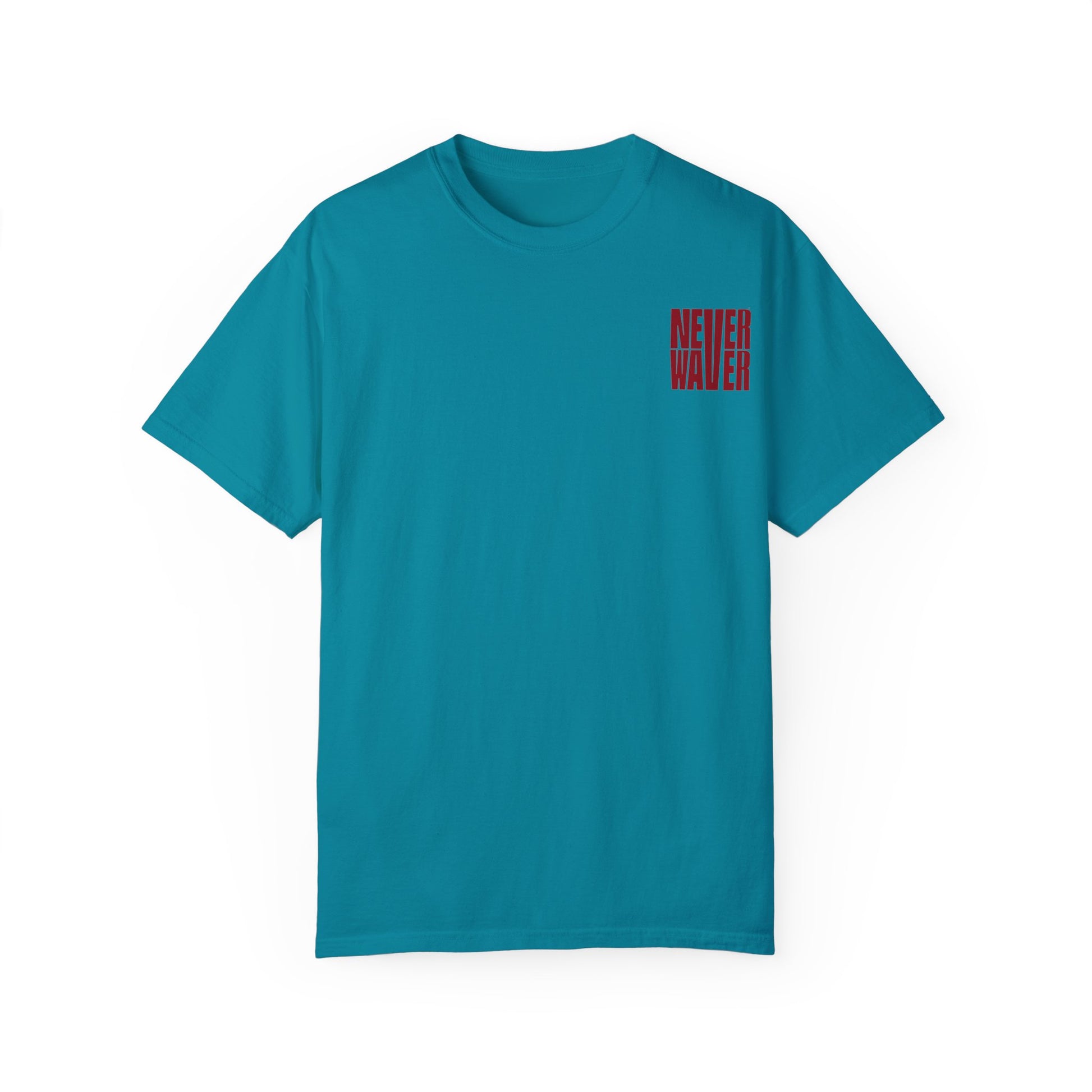 Unisex Garment-Dyed T-Shirt - 'Never Waver Just A Mom Trying Not to Raise A&&holes' Design - Never Waver