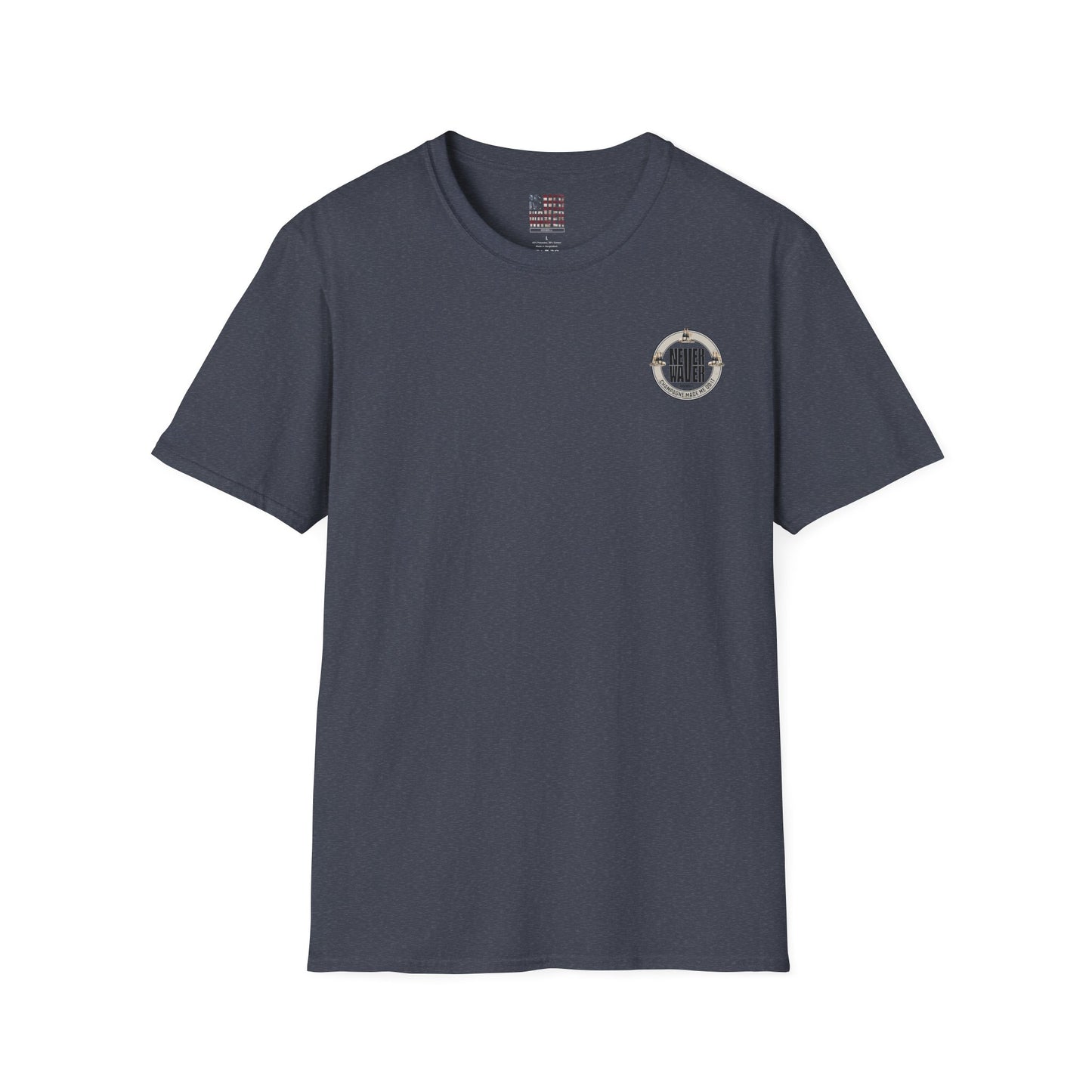 Never Waver Champagne Made Me Do It? Unisex Soft style T-Shirt - Never Waver