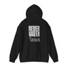 Never Waver” Jesus a bold, eye-catching design that reflects a steadfast faith and confidence in Christ. Hoodie - Unisex Heavy Blend™ Sweatshirt - Never Waver