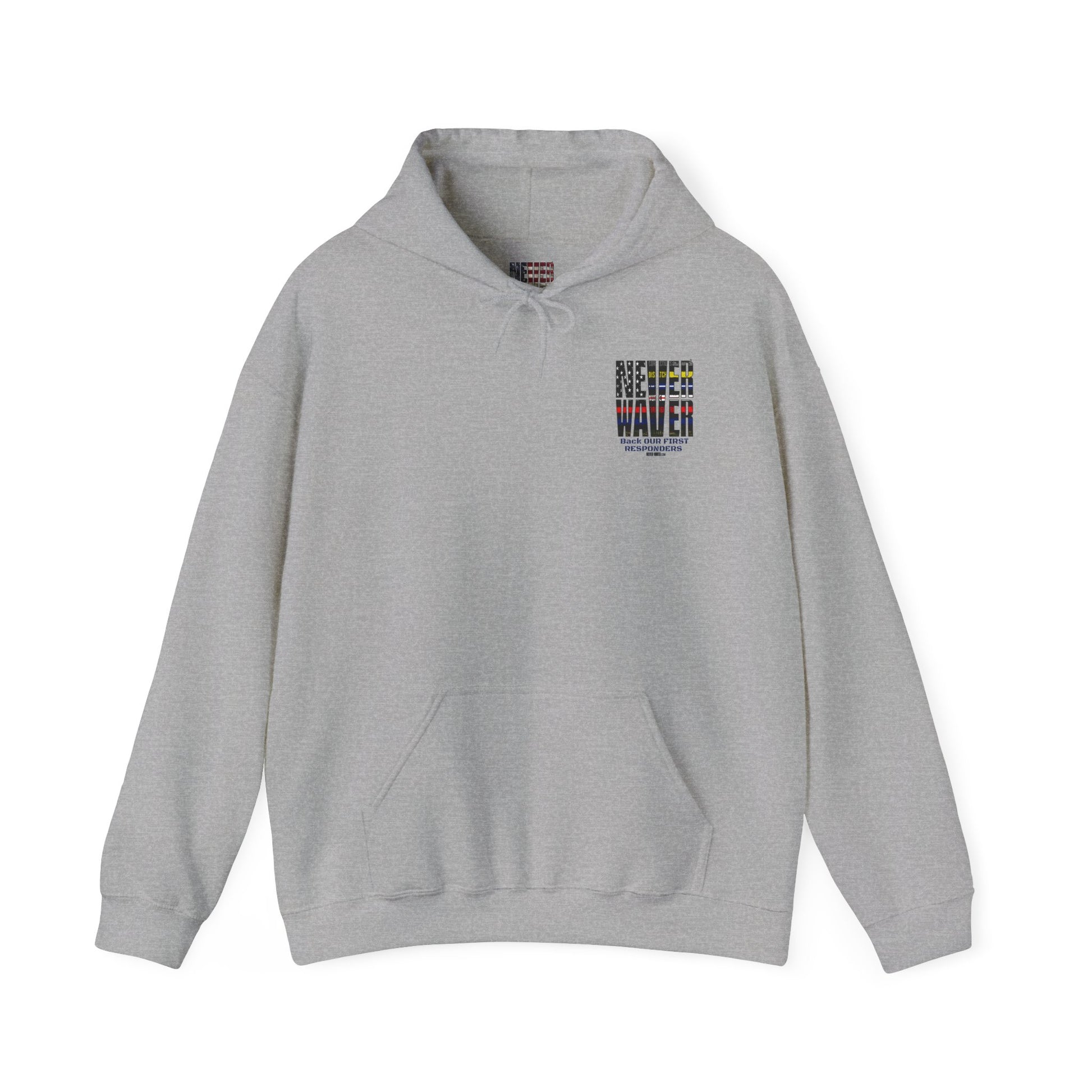 Never Waver Hooded Sweatshirt for First Responders - Never Waver