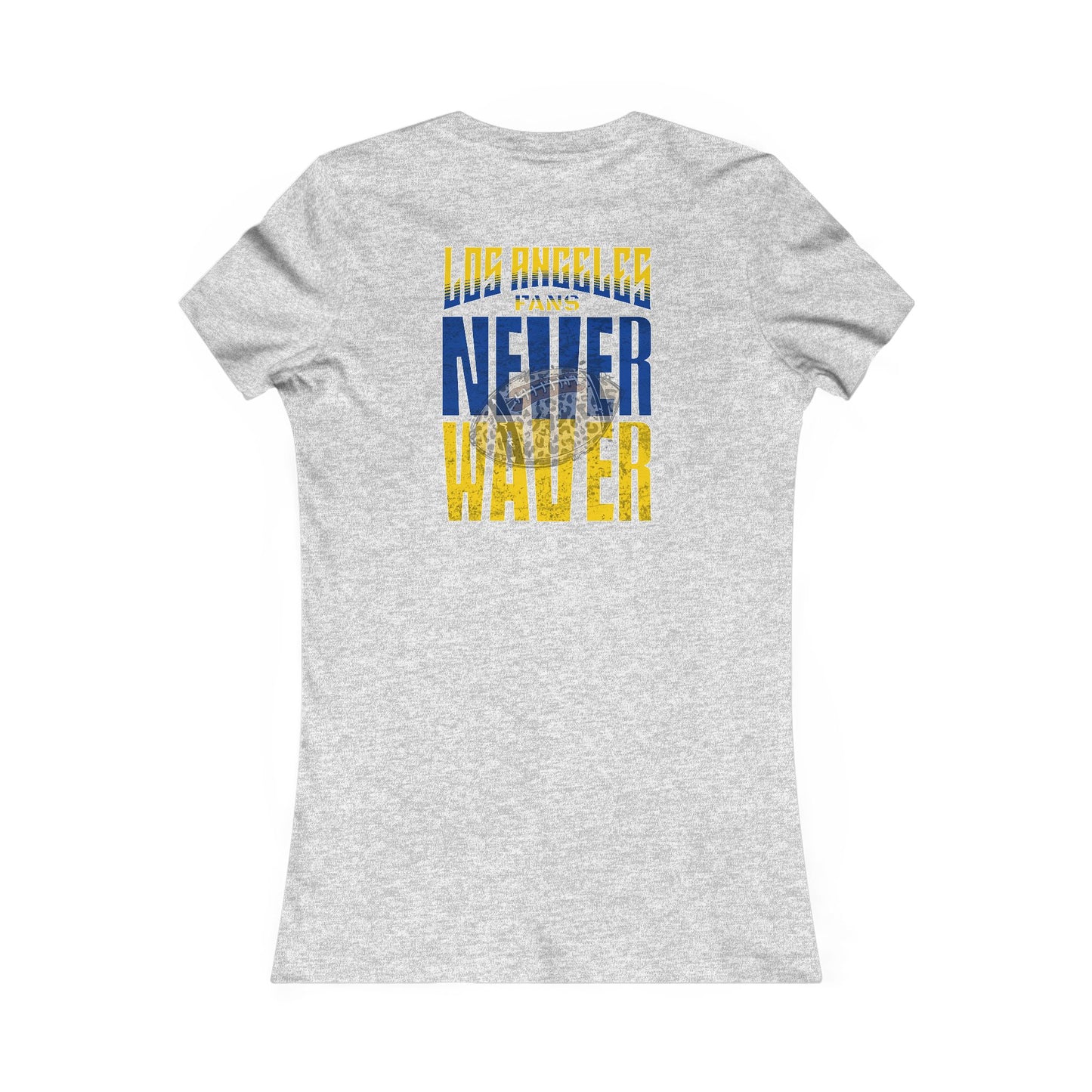 Los Angeles Fans Never Waver W-Leopard Football Women's Favorite Tee