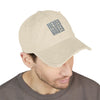Distressed Dad Hat with 'Never Waver' Embroidery - Casual Style for Everyday Adventures
