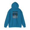 Las Vegas Fans Never Waver w Leopard Football Unisex Heavy Blend™ Hooded Sweatshirt - Cozy Oversized Style for Fans - Never Waver