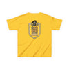 Patriotic Kids Heavy Cotton Tee - 'America Never Waver' USA Graphic Tee - Never Waver