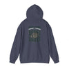 New York Fans Never Waver W Leopard Football Unisex Heavy Blend™ Hooded Sweatshirt - Never Waver