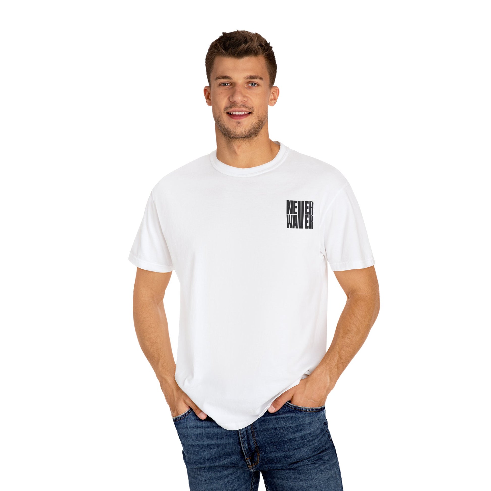 Unisex Garment-Dyed T-Shirt - 'Never Waver  I'm that Mom Sorry Not Sorry' Design - Never Waver