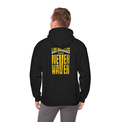 Unisex Heavy Blend™ Hooded Sweatshirt - "Los Angeles Fans Never Waver" Inspirational Hoodie - Never Waver