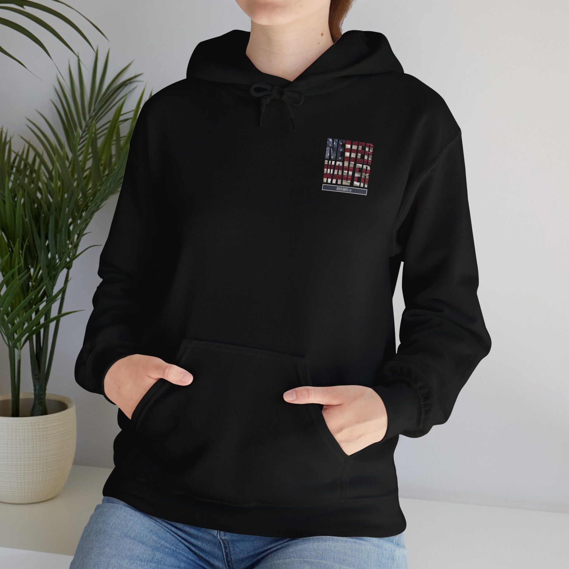 Never Waver Earn It Hooded Sweatshirt - Unisex Heavy Blend™ - Never Waver