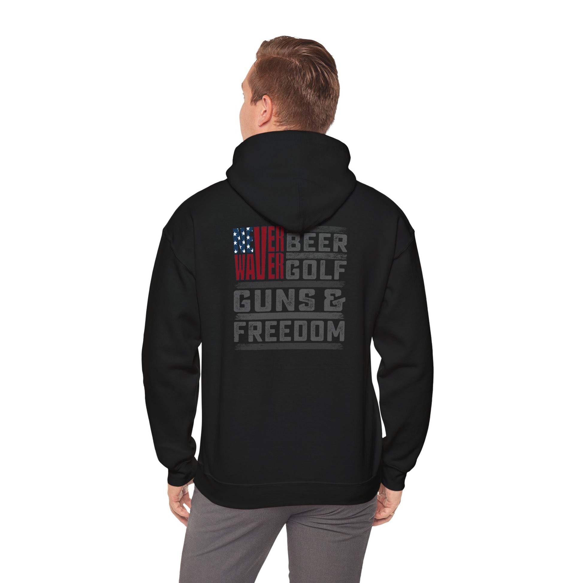 Never Waver Golf Hoodie - Unisex Heavy Blend™ Sweatshirt - Never Waver