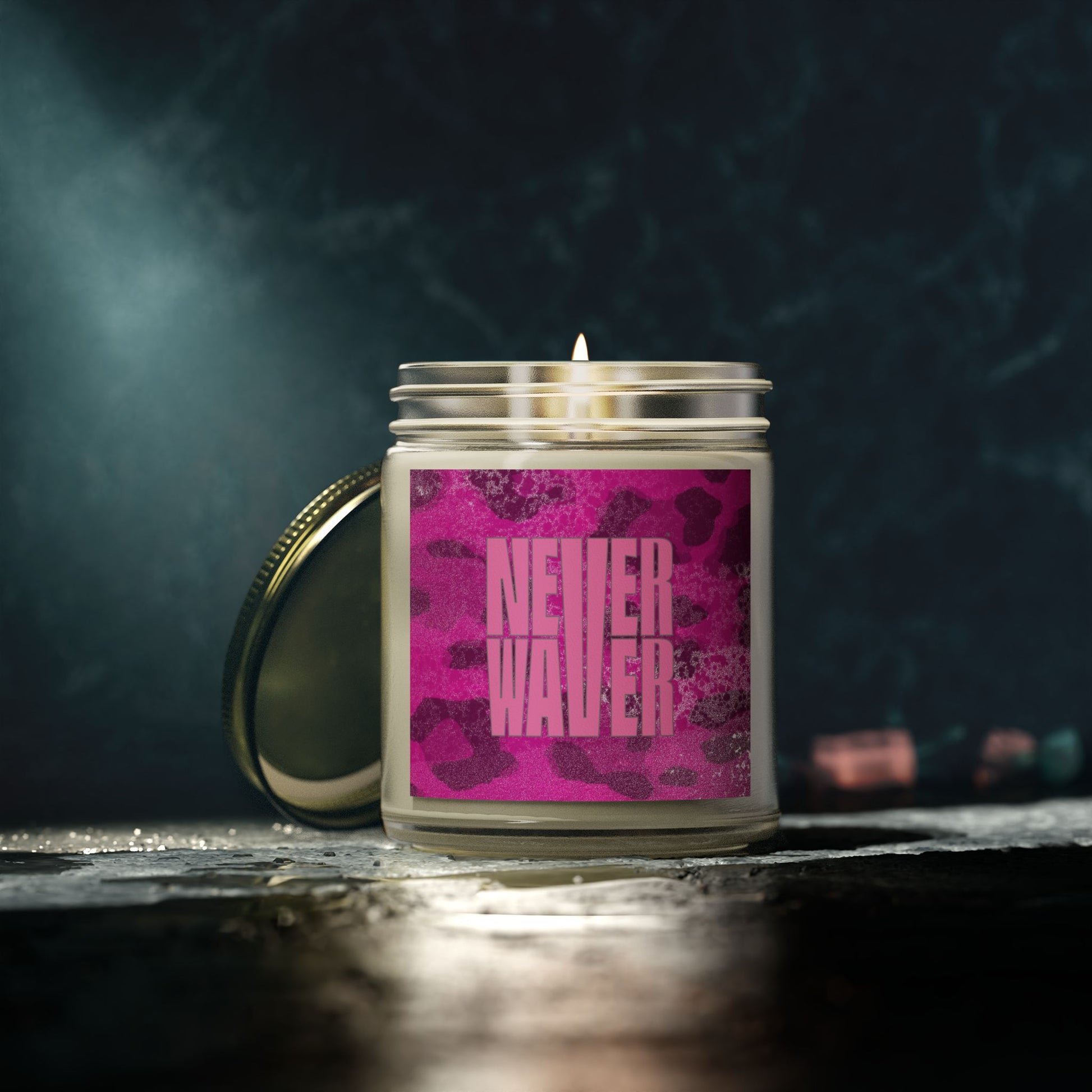 Never Waver Wild Vibes Scented Candles, Coconut Apricot Wax, Eco-Friendly Aromatherapy, Unique Home Decor, Gift for Her, Relaxation Gift - Never Waver