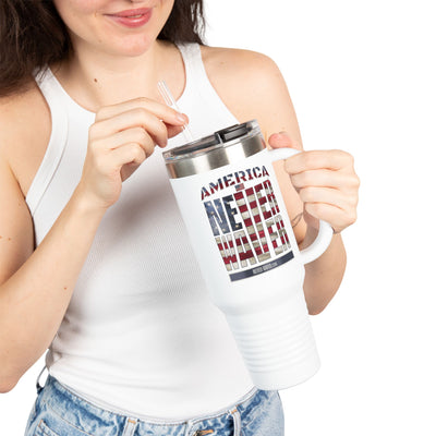 America Never Waver Insulated Travel Mug, 40oz - Never Waver