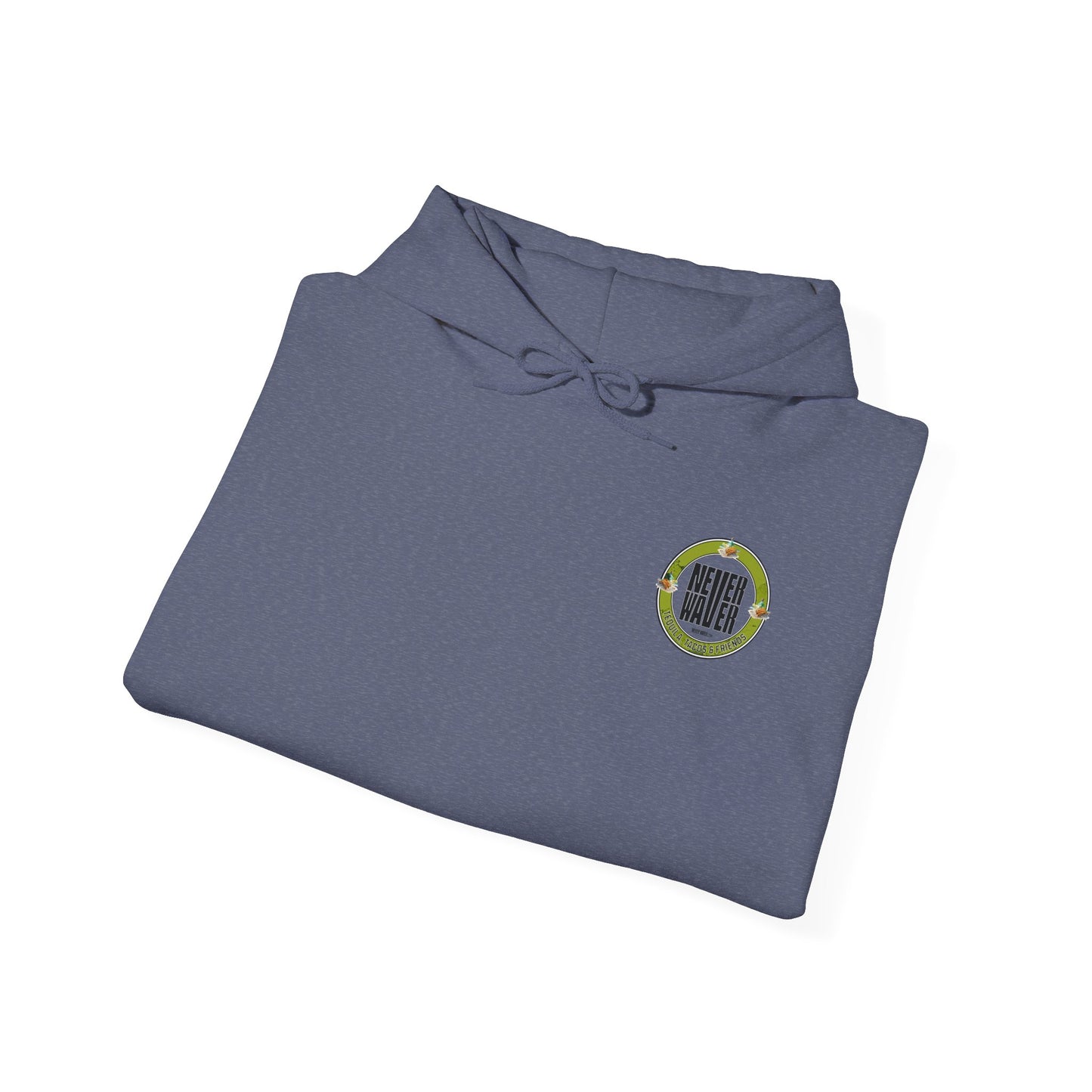 Eco-Friendly Unisex Hoodie: "Never Waver Tequila, Tacos, And Friends" - Never Waver