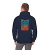 Unisex Heavy Blend™ Hooded Sweatshirt -Miami Fans  NEVER WAVER w Leopard Football | Cozy Streetwear for Every Day - Never Waver