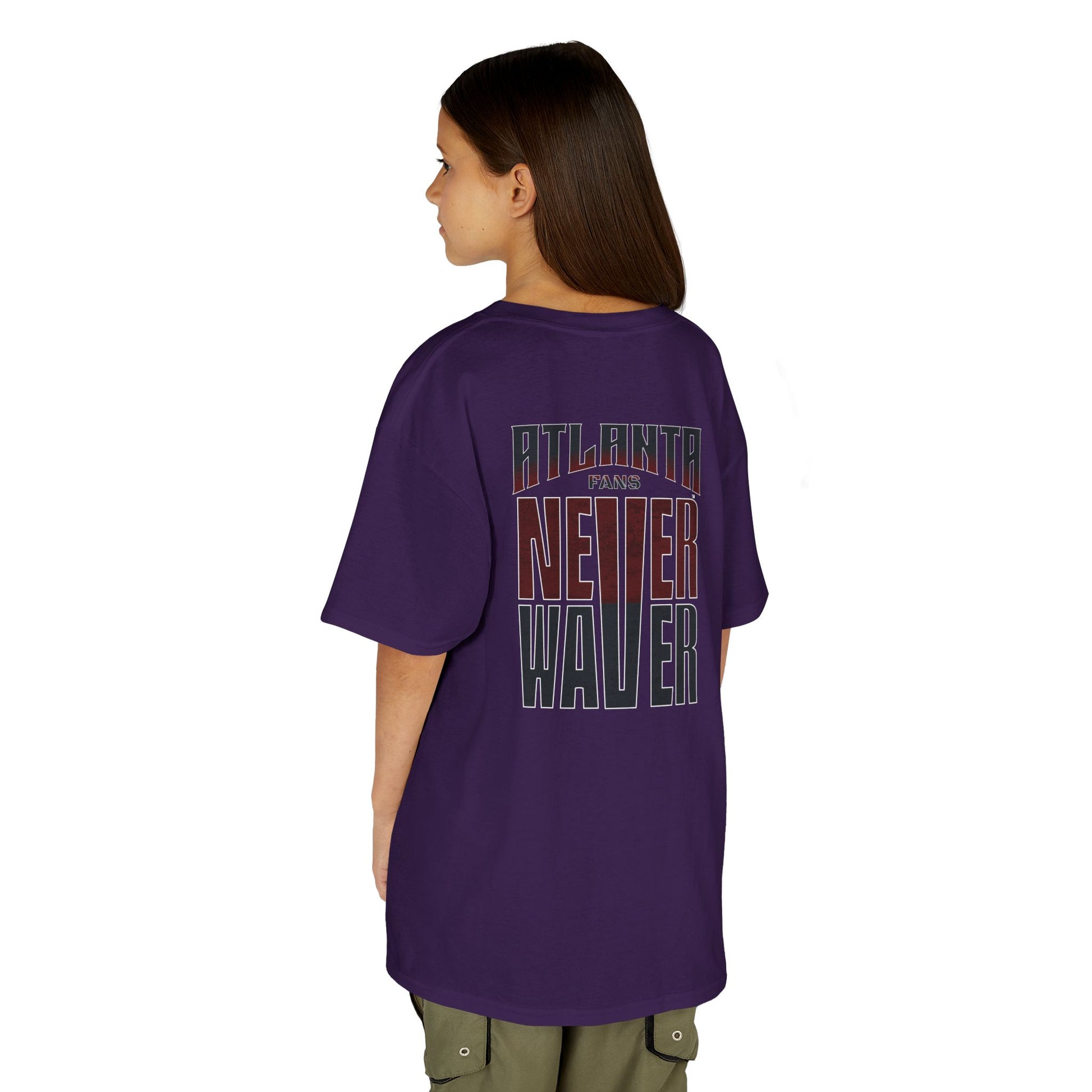Atlanta Fans Never Waver Kids Heavy Cotton™ Tee