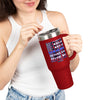 Blue Back The Blue Insulated Travel Mug Support - Never Waver