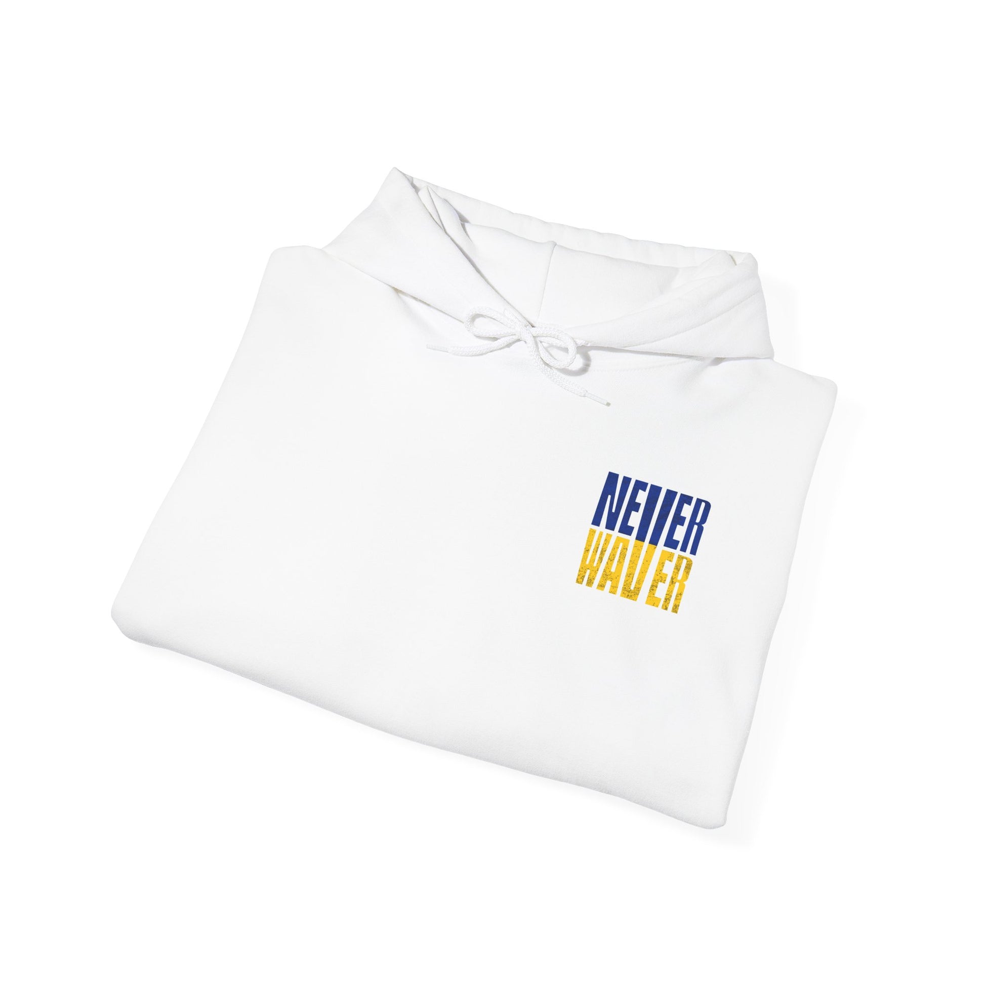 Inspired Unisex Heavy Blend™ Hooded Sweatshirt -Los Angeles Fans NEVER WAVER Graphic - Never Waver