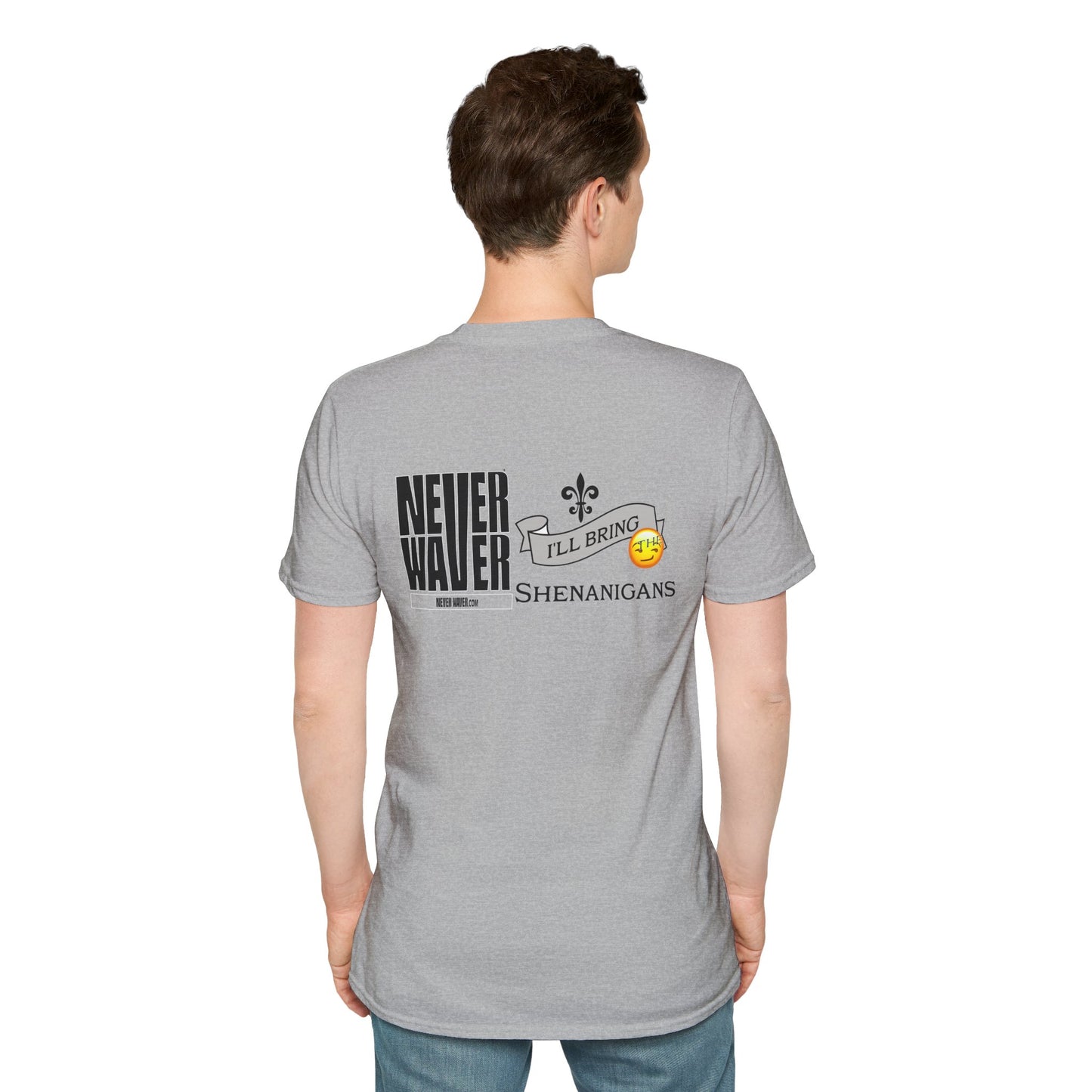 Never Waver I'll Bring The Shenanigans Unisex Softstyle T-Shirt - Never Waver