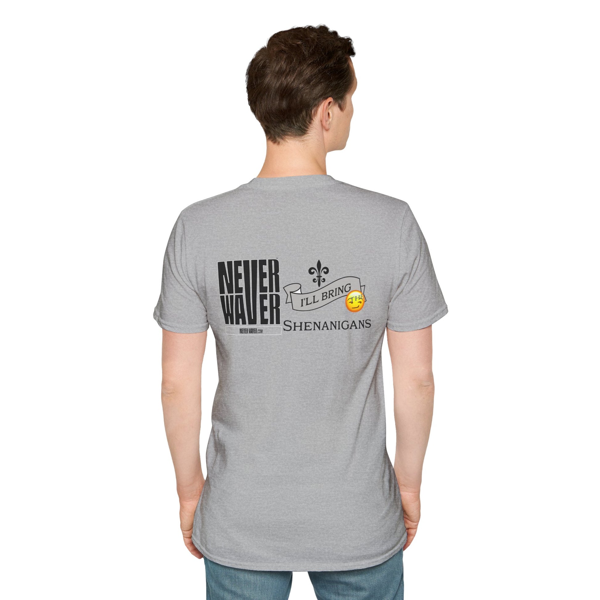 Never Waver I'll Bring The Shenanigans Unisex Softstyle T-Shirt - Never Waver