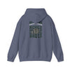 New York Fans Never Waver W Leopard Football Unisex Heavy Blend™ Hooded Sweatshirt - Never Waver