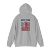 Unisex Heavy Blend™ Hoodie - 'New York Fans Never Waver' American Flag Design - Never Waver