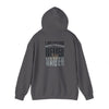 Las Vegas Fans Never Waver w Leopard Football Unisex Heavy Blend™ Hooded Sweatshirt - Cozy Oversized Style for Fans - Never Waver