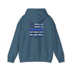 Never Waver Back The Blue Hoodie - Unisex Heavy Blend Sweatshirt - Never Waver