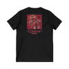 Unisex V-Neck Tee - Never Waver Inspirational Crew T-Shirt - Never Waver