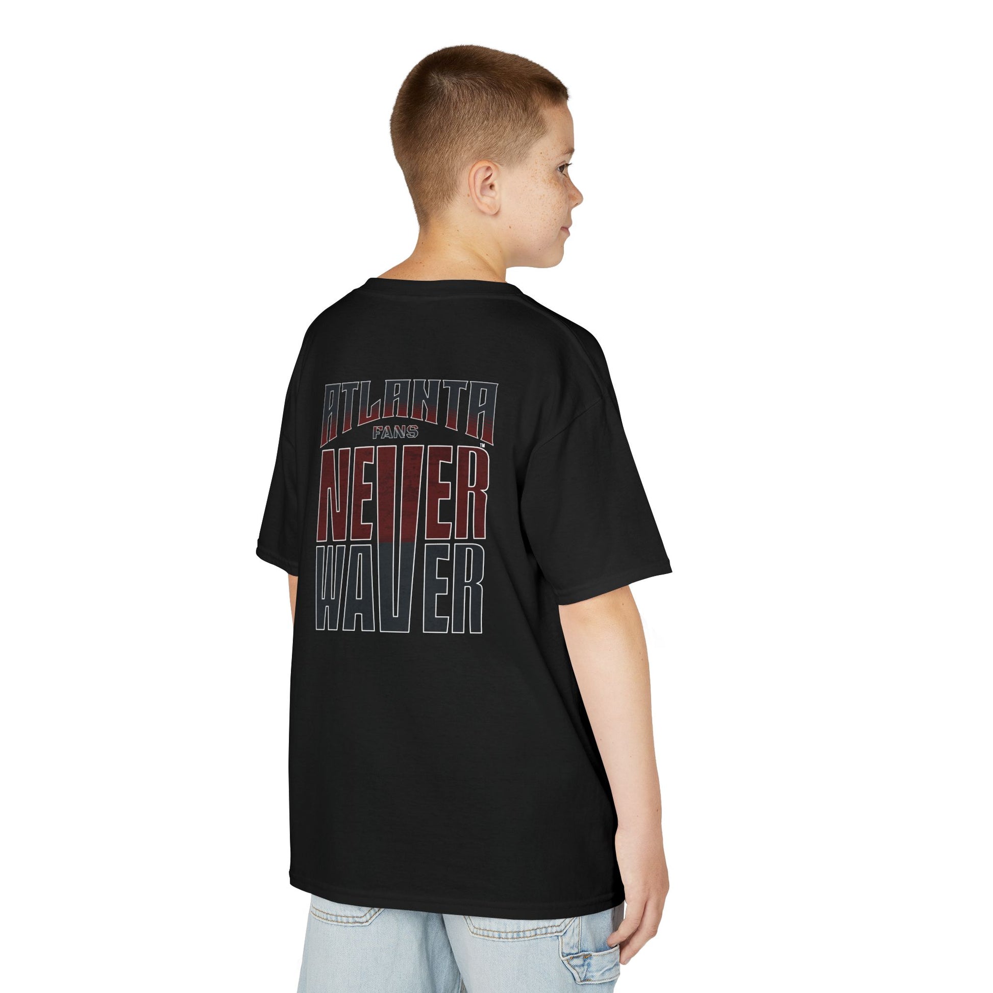 Atlanta Fans Never Waver Kids Heavy Cotton™ Tee