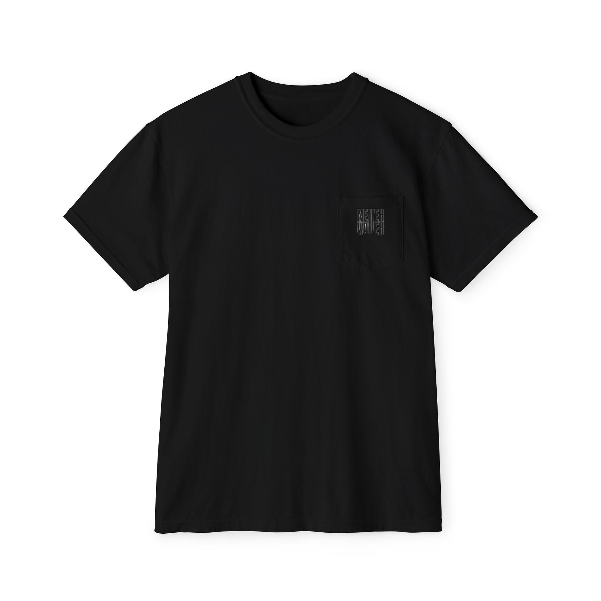 Unisex Garment-Dyed Pocket T-Shirt | "Never Waver Best Buckin' Dad Ever" Graphic Tee for Everyday Wear - Never Waver
