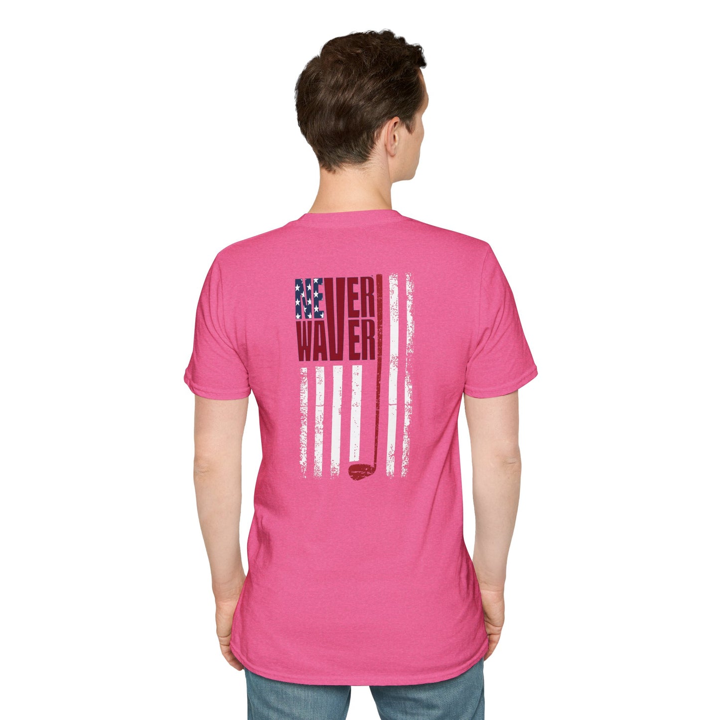 Never Waver Golf Unisex Soft style T-Shirt - Never Waver