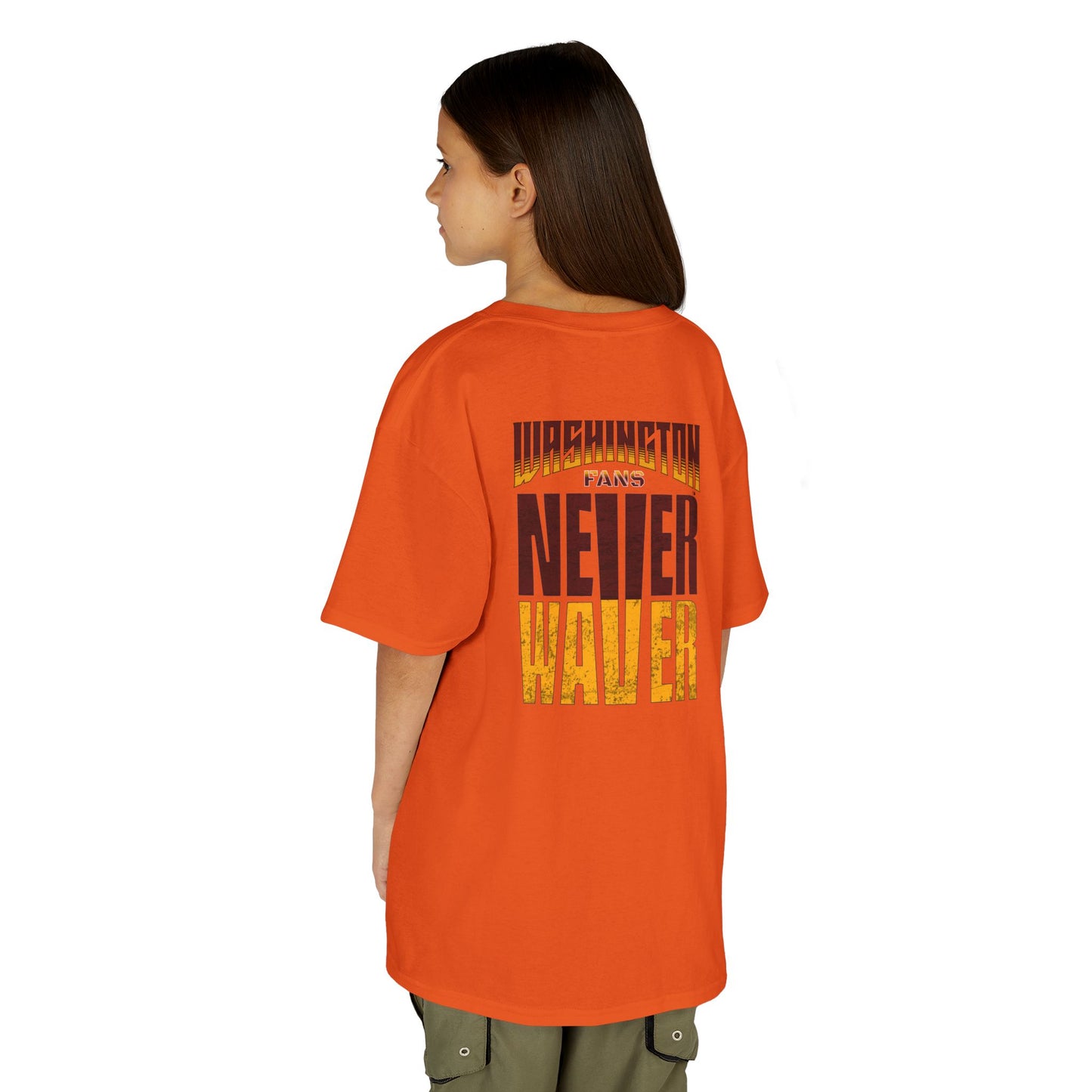 Washington Fans Never Waver Kids Heavy Cotton™ Tee - Never Waver