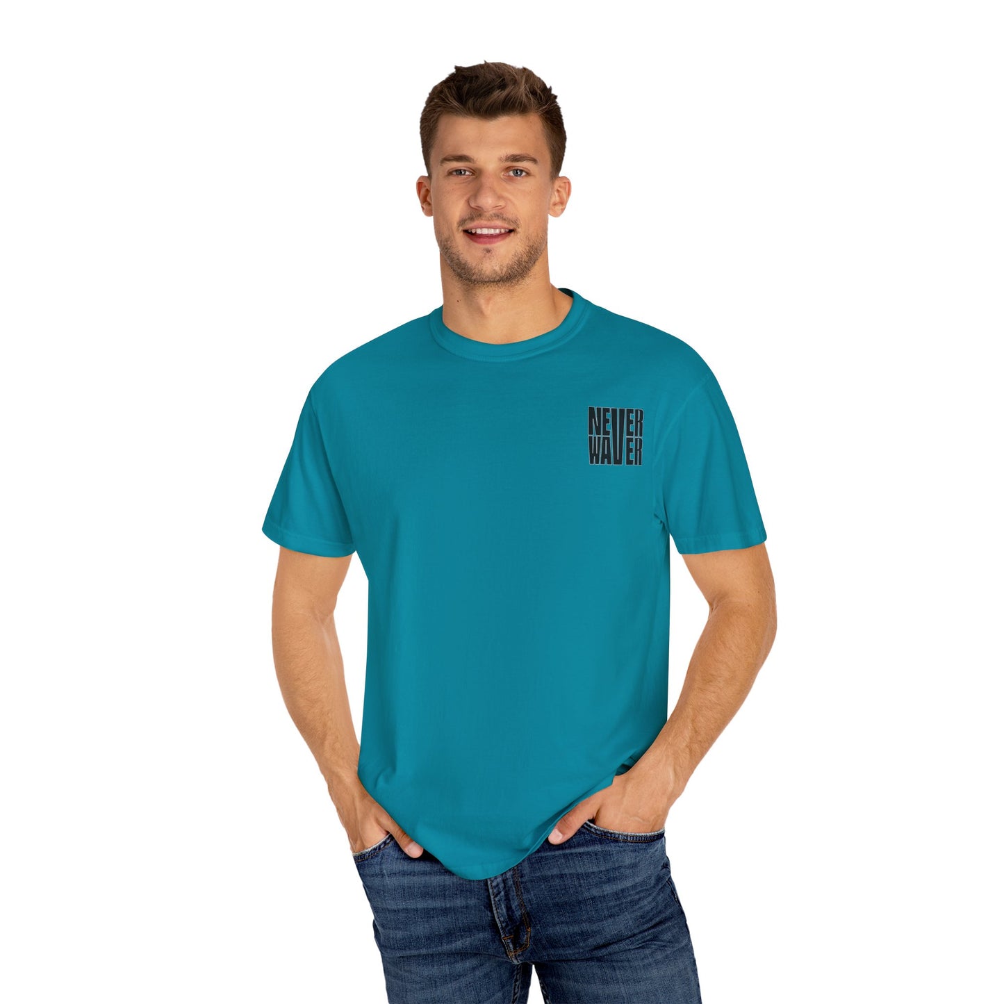 Unisex Garment-Dyed T-Shirt - 'Never Waver Mamacita Needs a Margarita' Design - Never Waver
