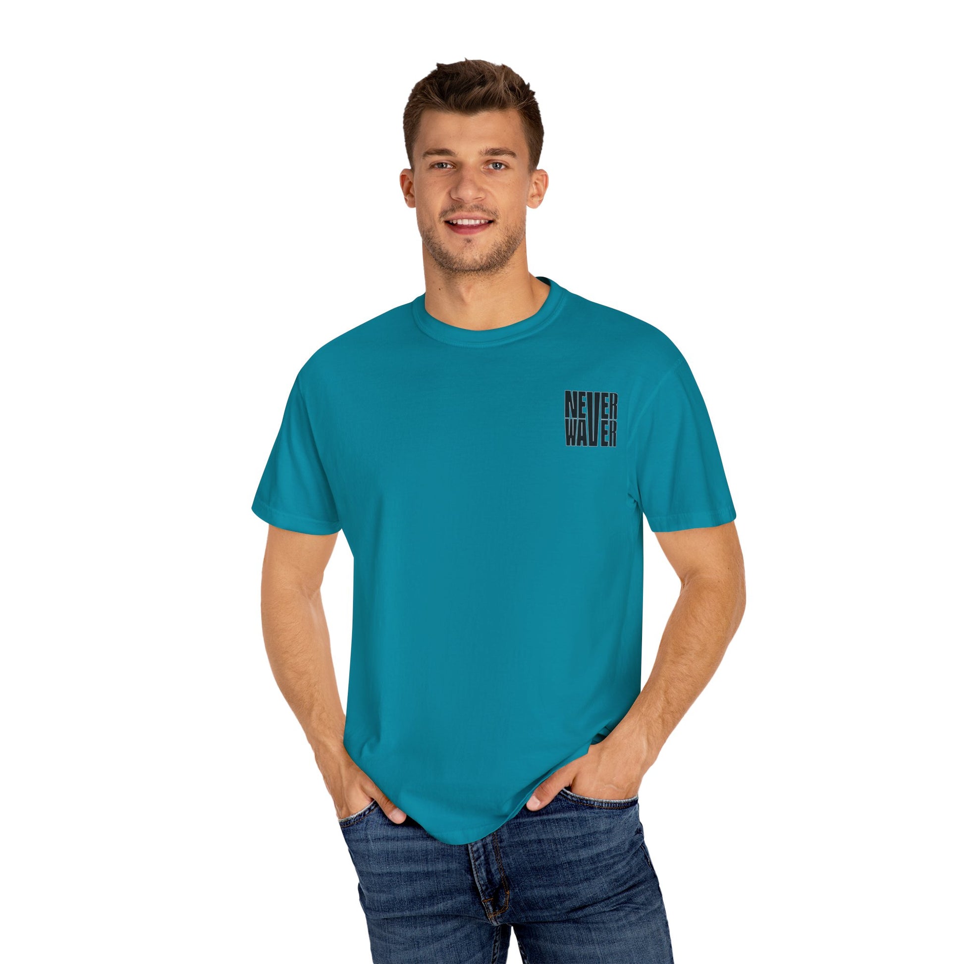 Unisex Garment-Dyed T-Shirt - 'Never Waver Mamacita Needs a Margarita' Design - Never Waver
