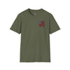 Never Waver Husband Daddy Protector Hero Unisex Softstyle T-Shirt - Never Waver