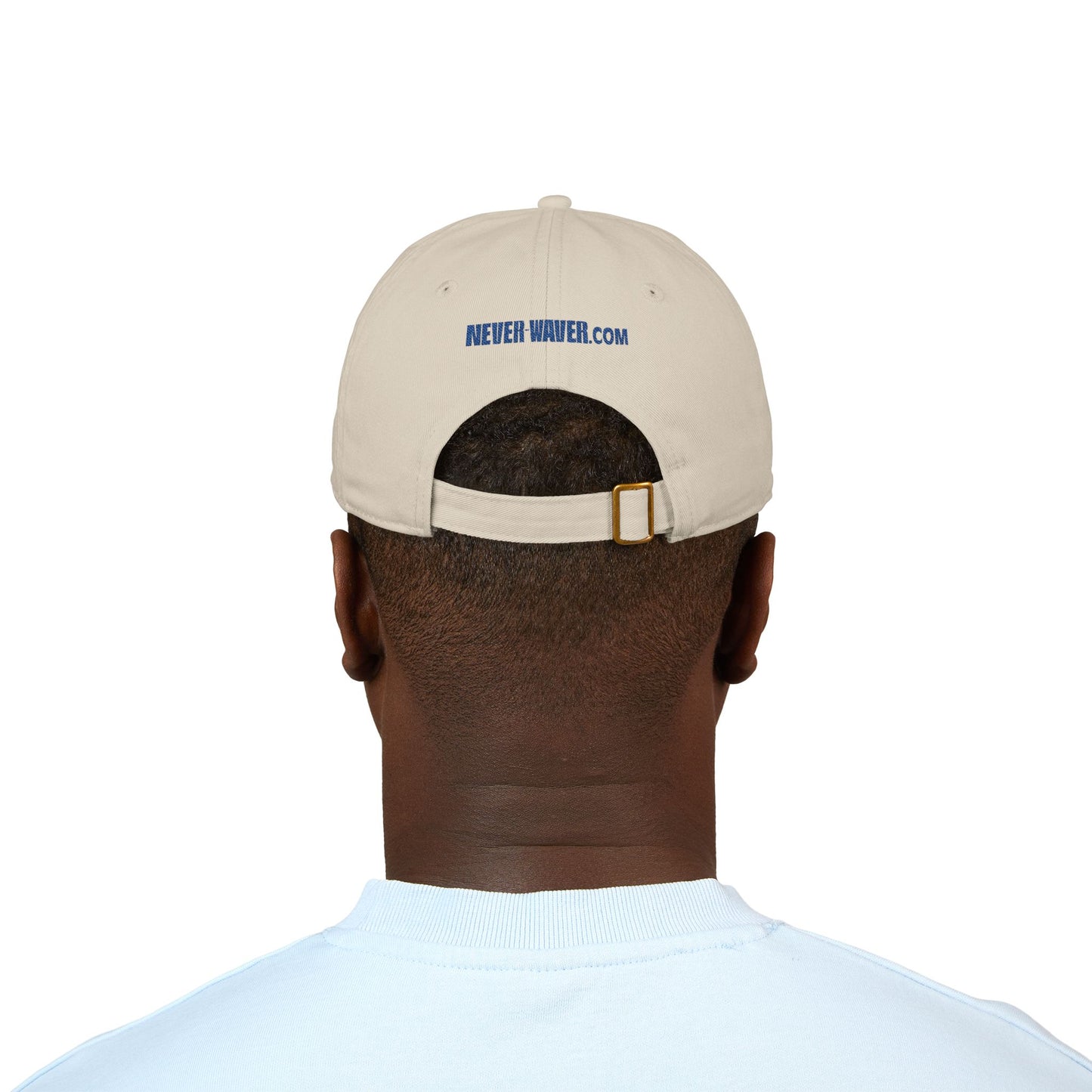 Organic Baseball Cap - Never Waver Embroidery - Never Waver