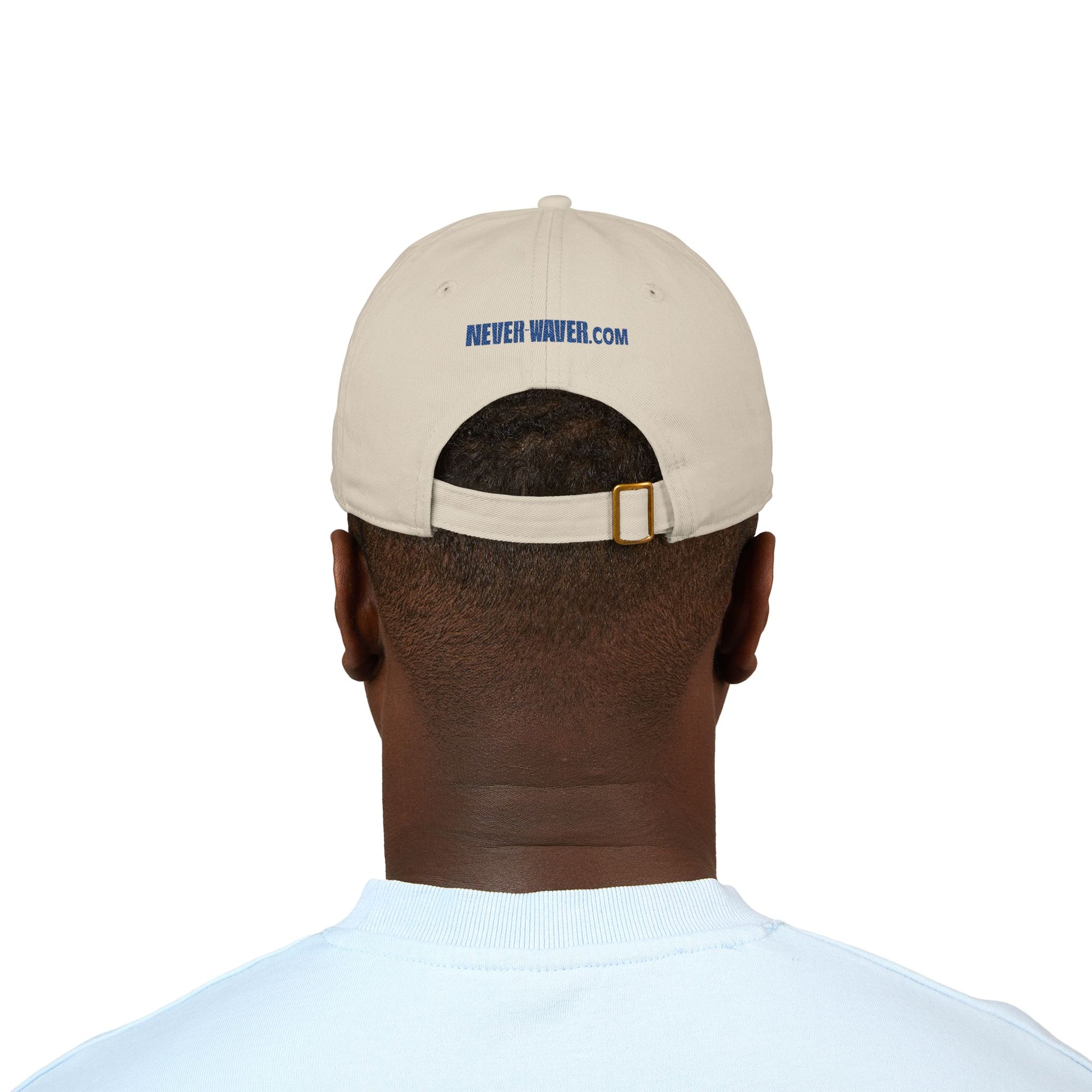 Organic Baseball Cap - Never Waver Embroidery - Never Waver
