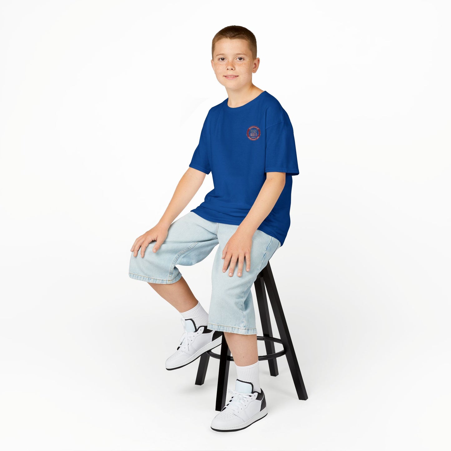 Kids Golf Tee - Keep Calm Never Waver and Golf On - Never Waver