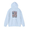 Patriotic Unisex Heavy Blend™ Hooded Sweatshirt - 'America Never Waver' - Never Waver