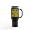 Los Angeles Fans Never Waver W-Leopard Football Insulated Travel Mug, 40oz