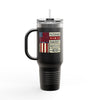 Never Waver Husband Daddy Protector Hero Insulated Travel Mug, 40oz - Never Waver