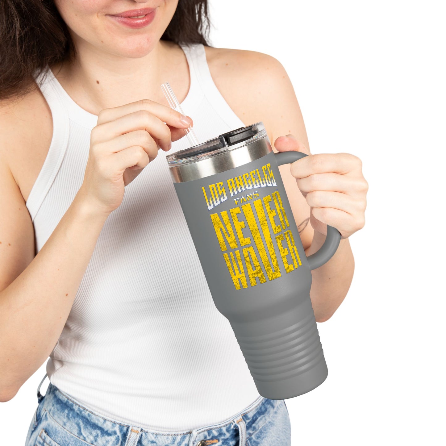 Los Angeles Fans Never Waver Travel Mug