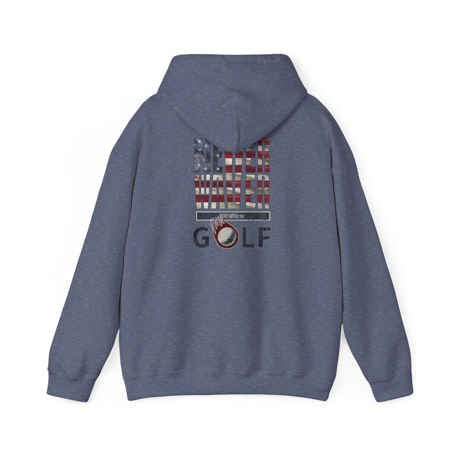 Never Waver Golf Hoodie - Unisex Heavy Blend™ Sweatshirt - Never Waver